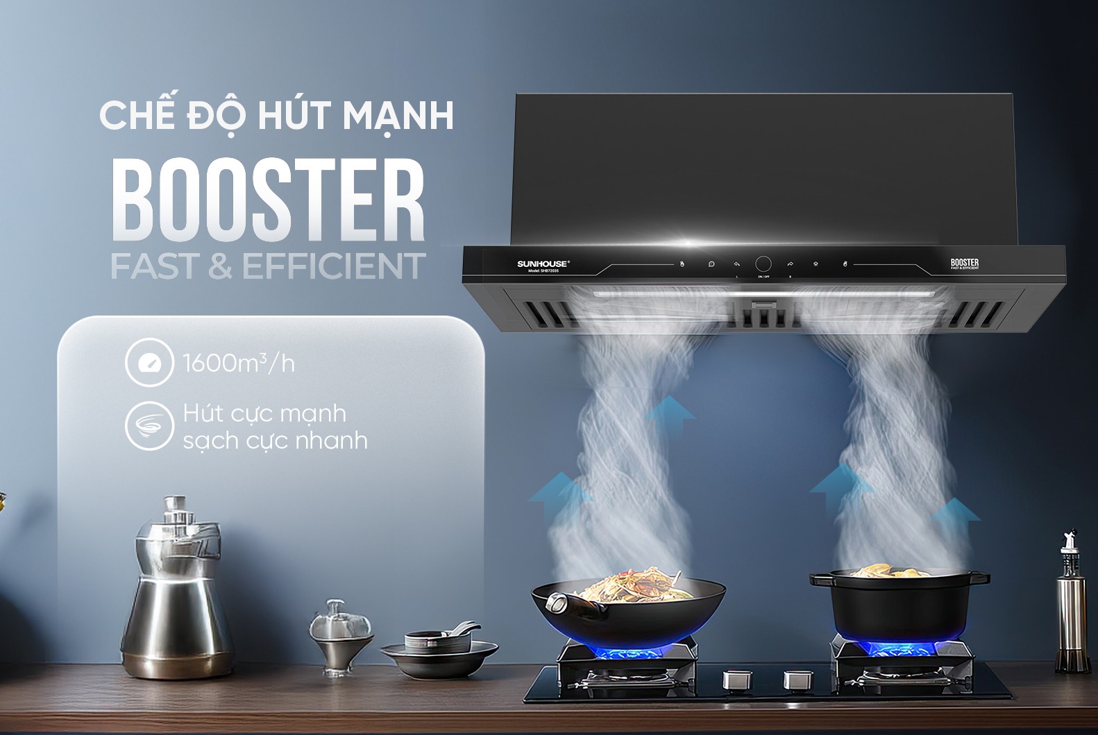 Máy hút mùi Sunhouse SHB 72035