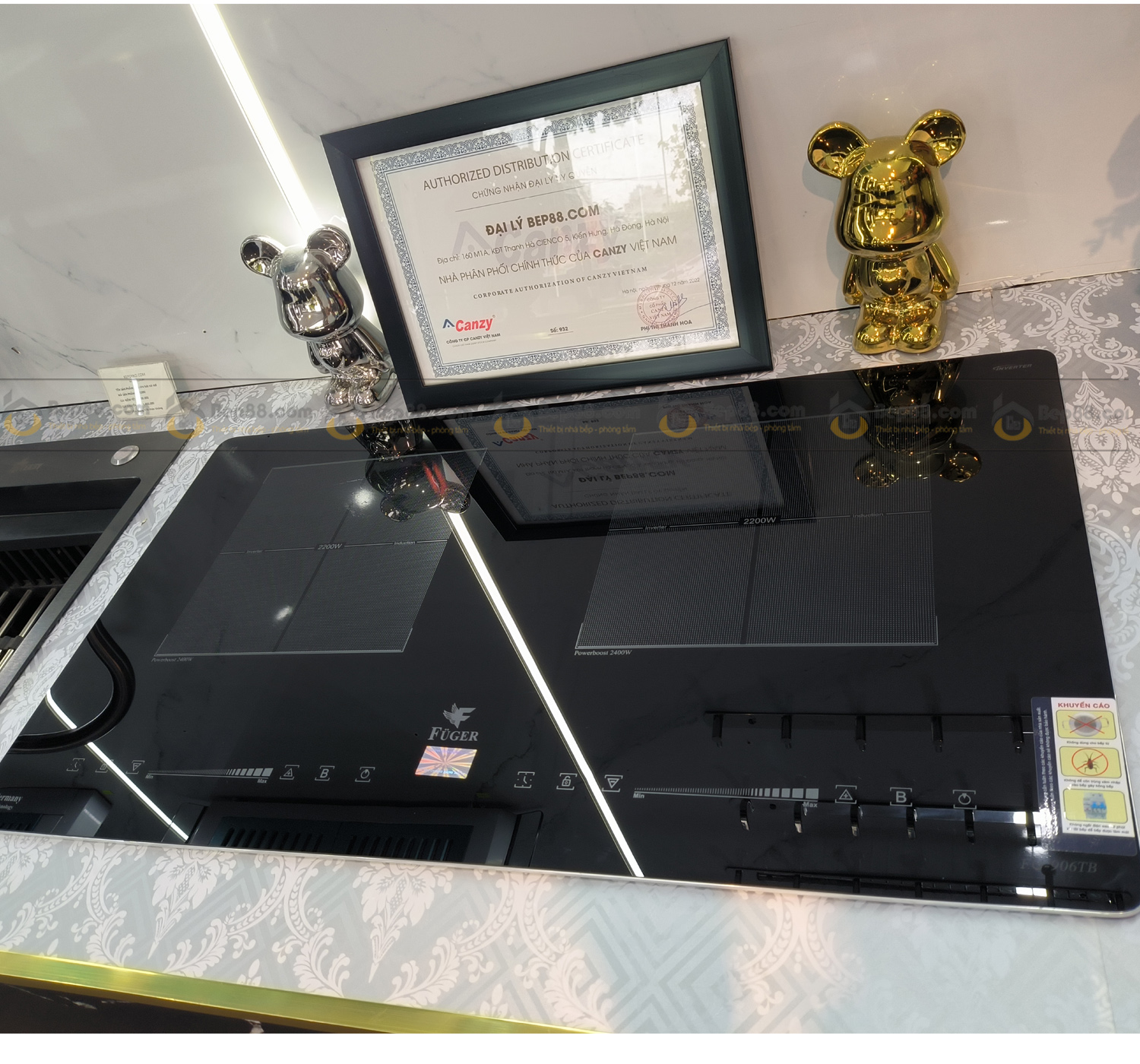 Bếp từ đôi Fuger FG 906TB