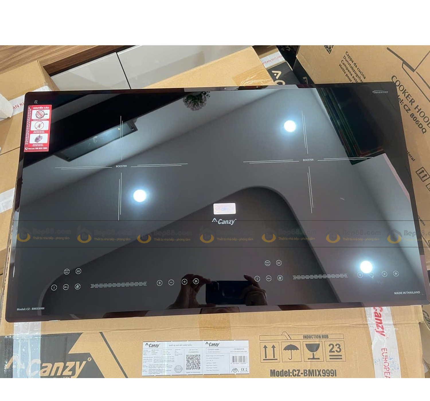 Bếp từ đôi Canzy CZ BMIX999i nhập khẩu nguyên chiếc Thailand