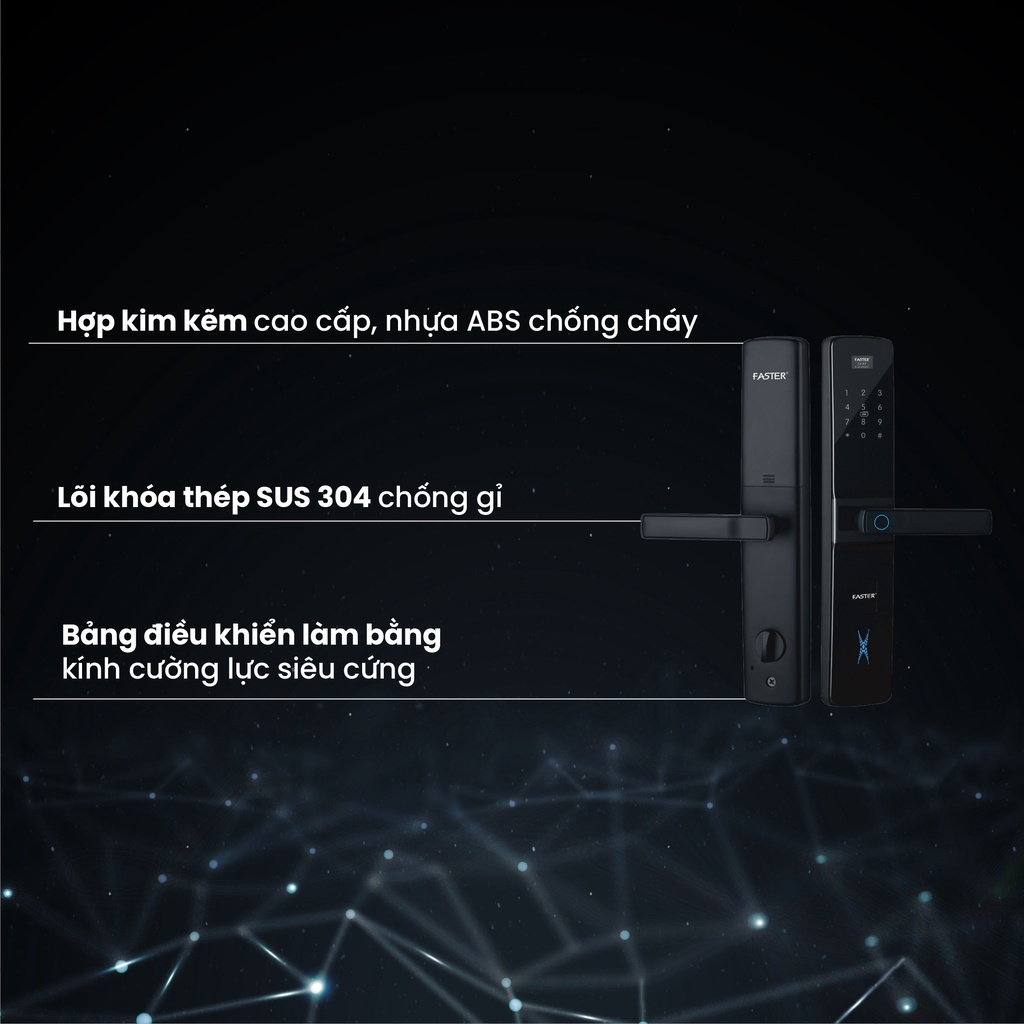 Khóa Faster vân tay FS800 APP-BL