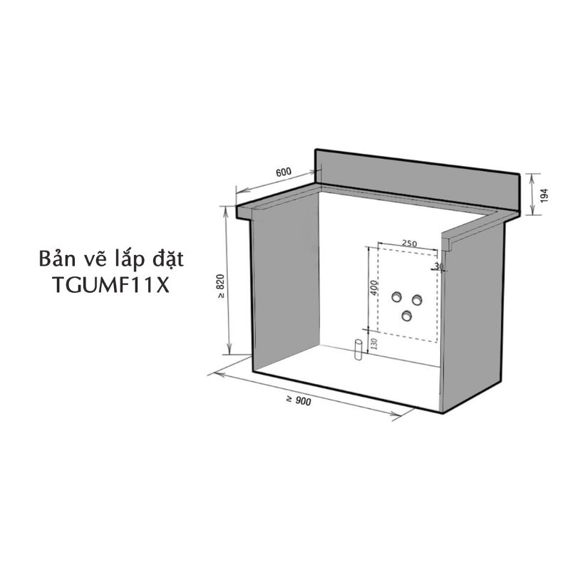 Máy rửa bát Texgio Dishwasher TGUMF11X - 11 Bộ Đa Năng