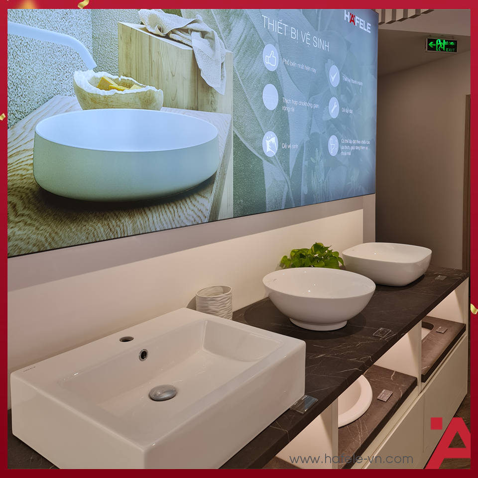CHẬU SỨ ĐẶT BÀN Hafele REGAL 500X420X150 588.79.032