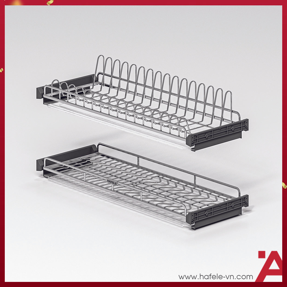 Kệ Chén Đĩa Cố Định Oria 600mm INOX 304 Hafele 544.07.013