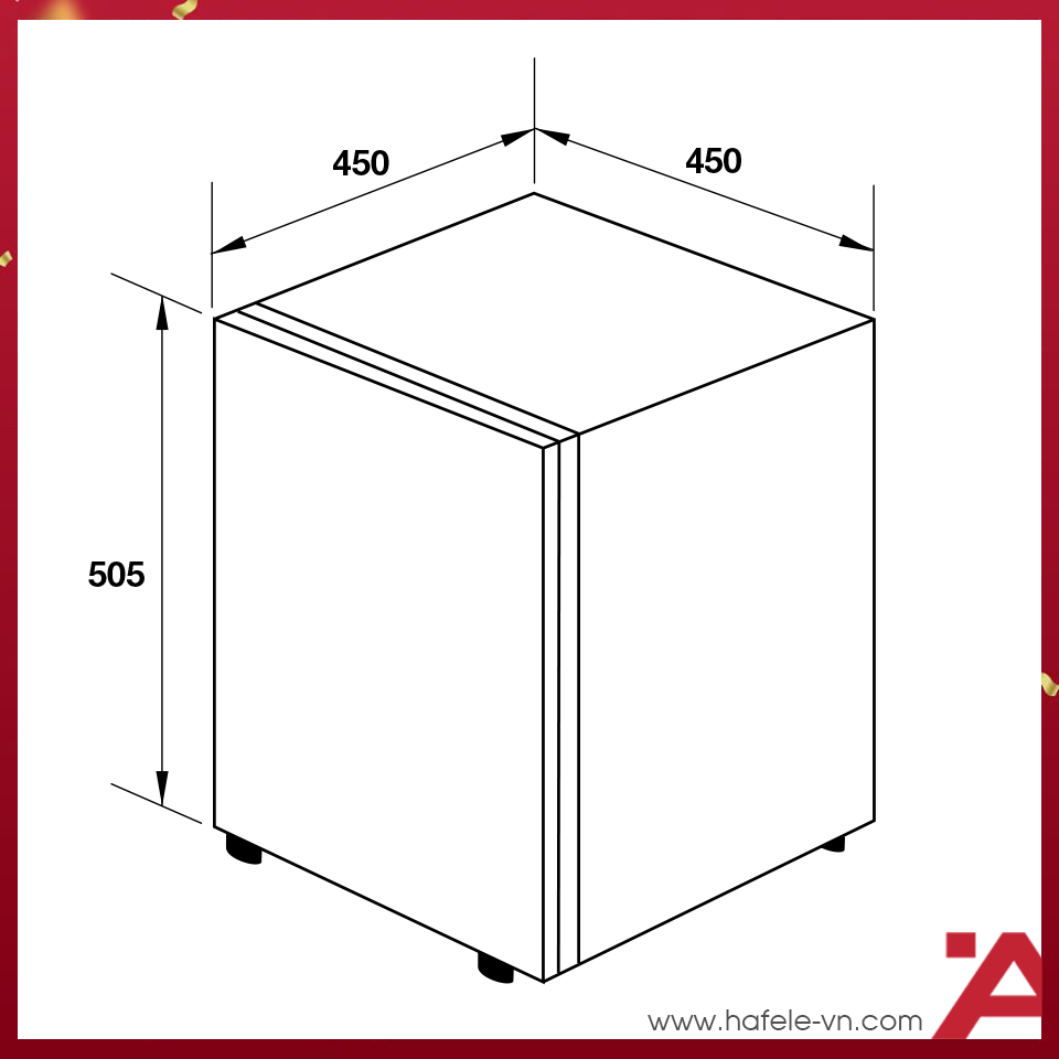TỦ MÁT MINIBAR HAFELE HF-M461B 568.30.310