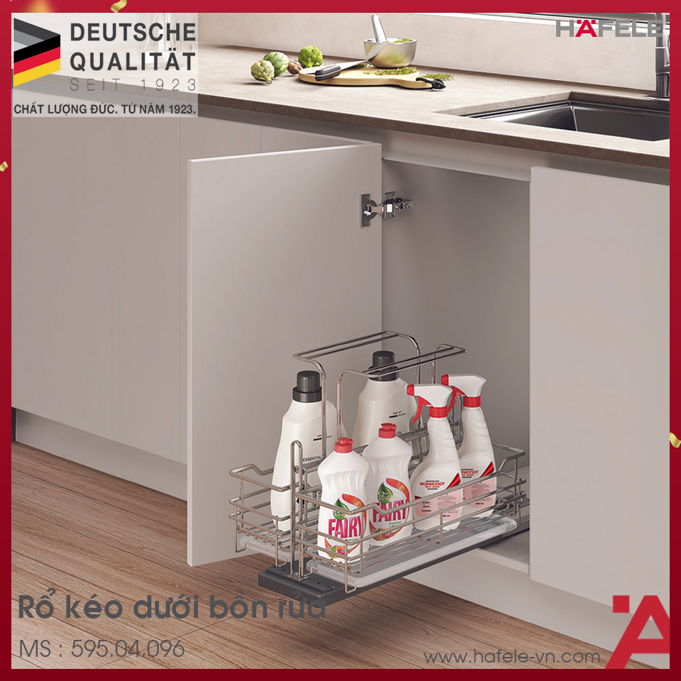 Rổ Đựng Dụng Cụ Vệ Sinh INOX 304 Hafele 595.04.096
