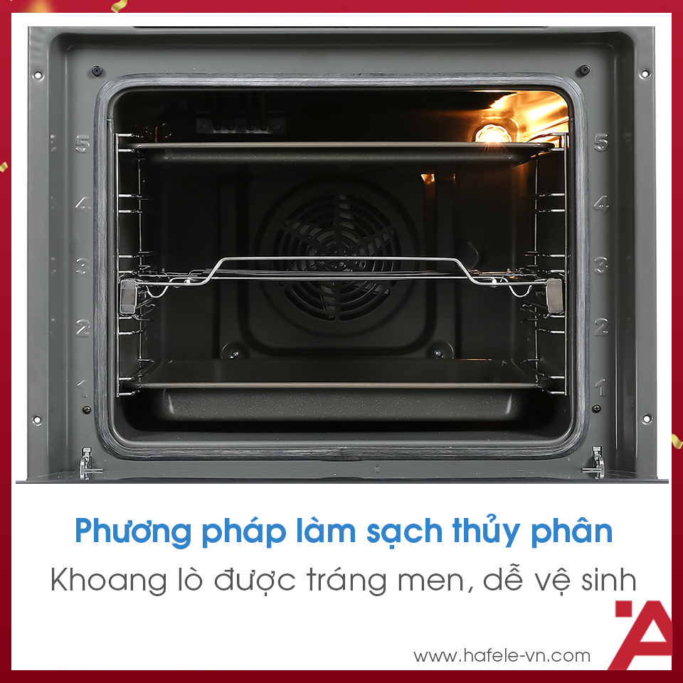 LÒ NƯỚNG ÂM TỦ Hafele HO-KT60C 534.05.571