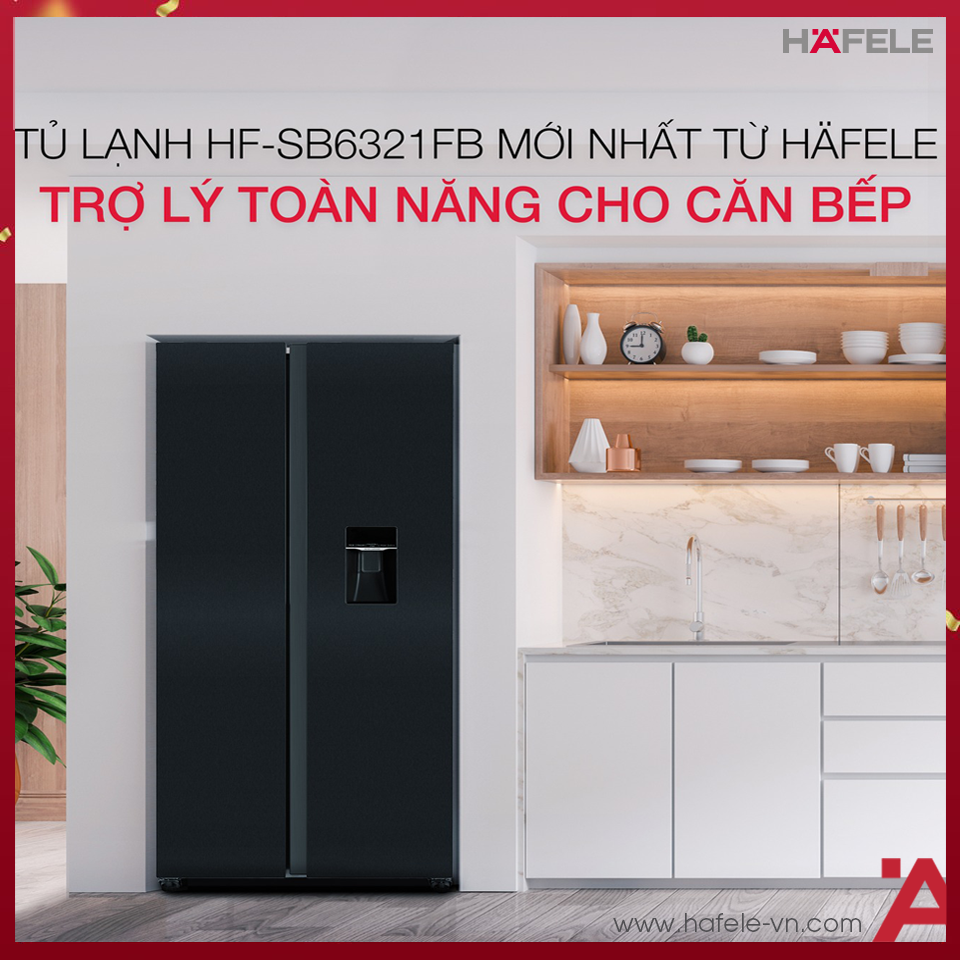 TỦ LẠNH SBS HAFELE HF-SB6321FB 534.14.110