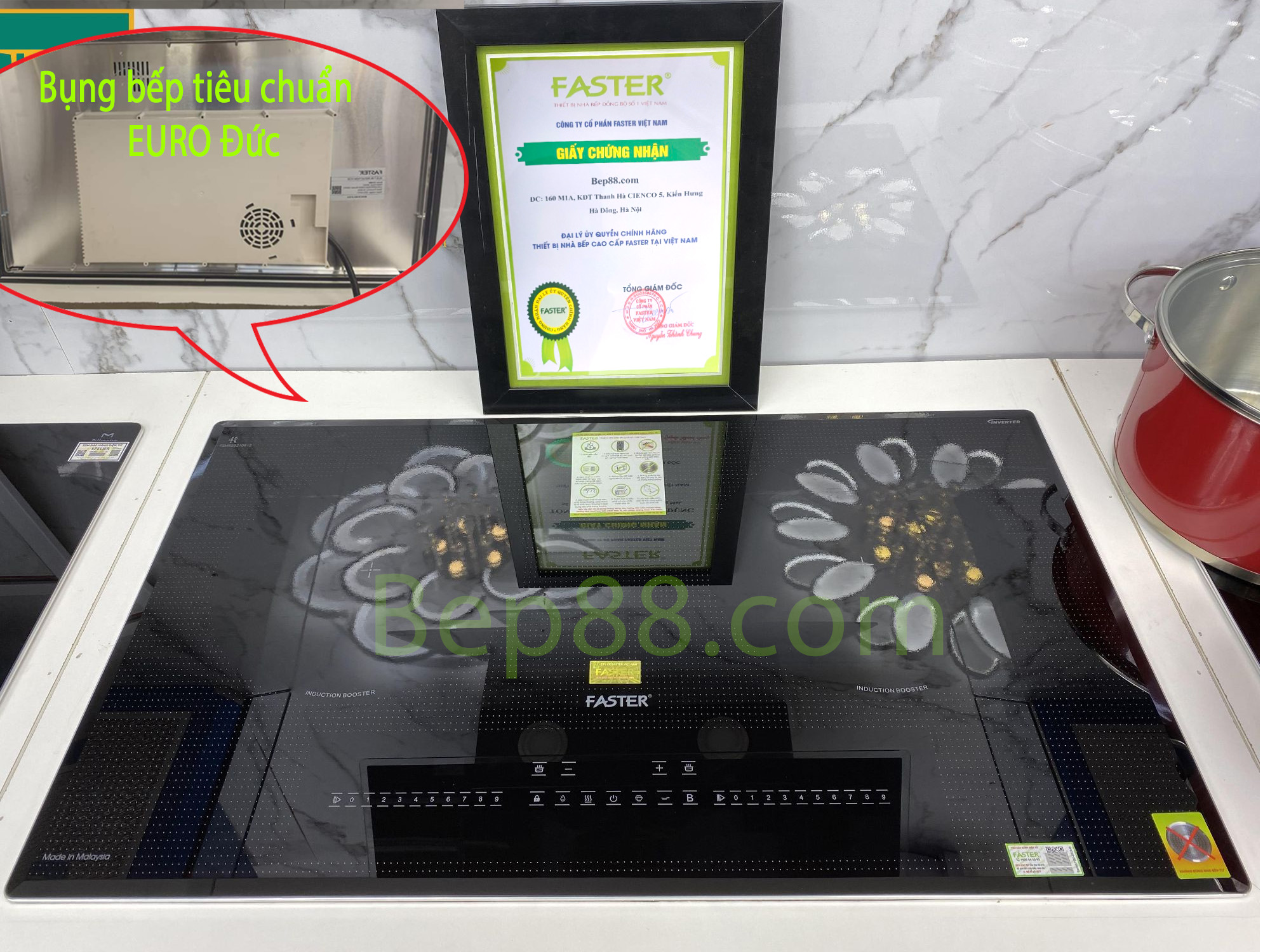Bếp từ đôi Faster FS 828i