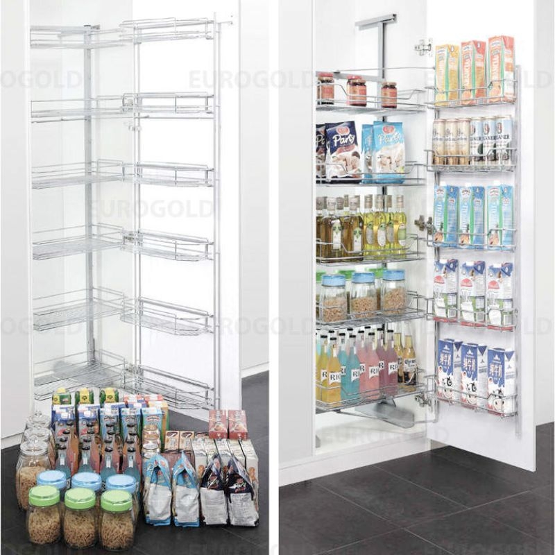 Tủ Kho INOX Nan Dẹt Cánh Rút Xoay Hai Hướng EGX0640 (EKX10640) Eurogold