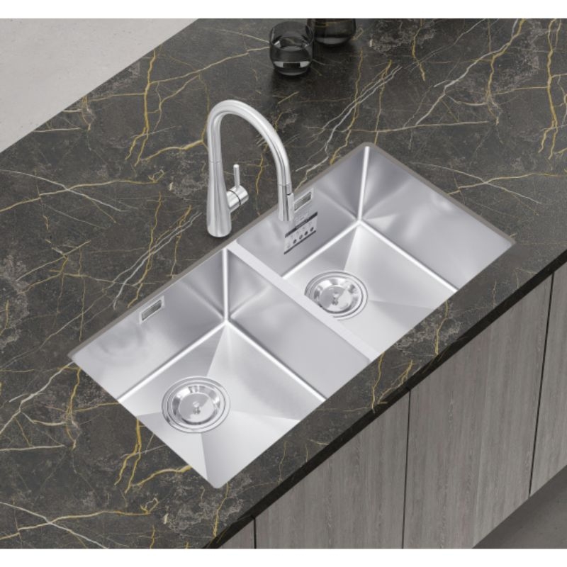 Chậu Rửa Bát Chống Xước INOX 304 EUC28746EB Eurogold