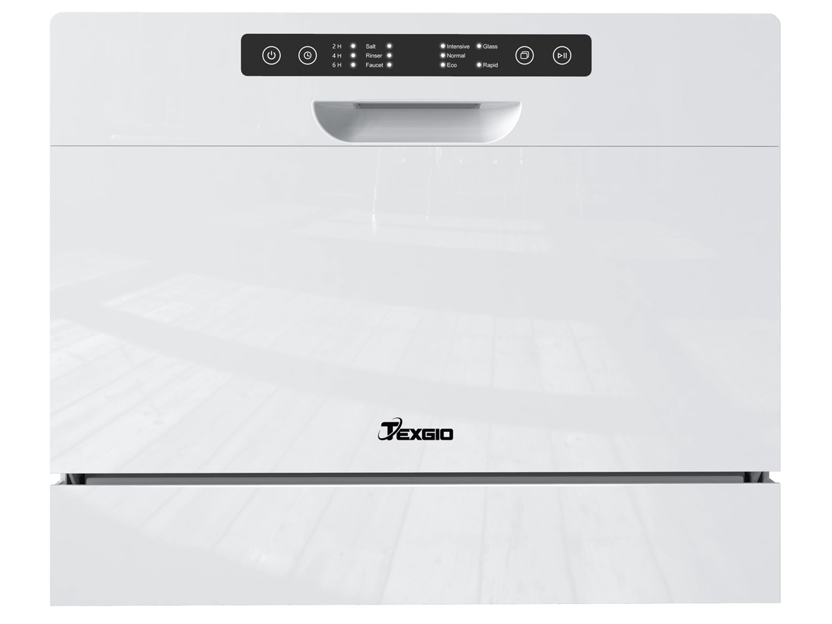 Máy rửa bát Texgio Dishwasher TG-DT2022A - Mini 6 Bộ Sấy Nhiệt Dư