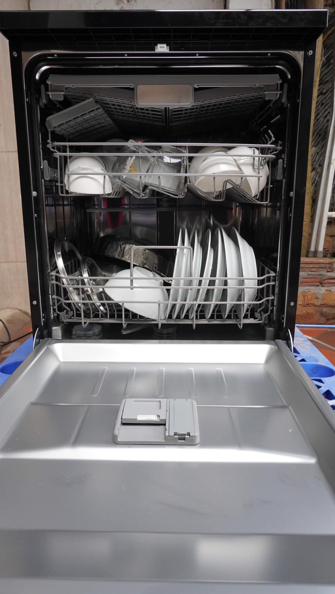 Máy rửa bát Texgio Dishwasher TGD8615BE - 15 Bộ Tự Động Mở Cửa