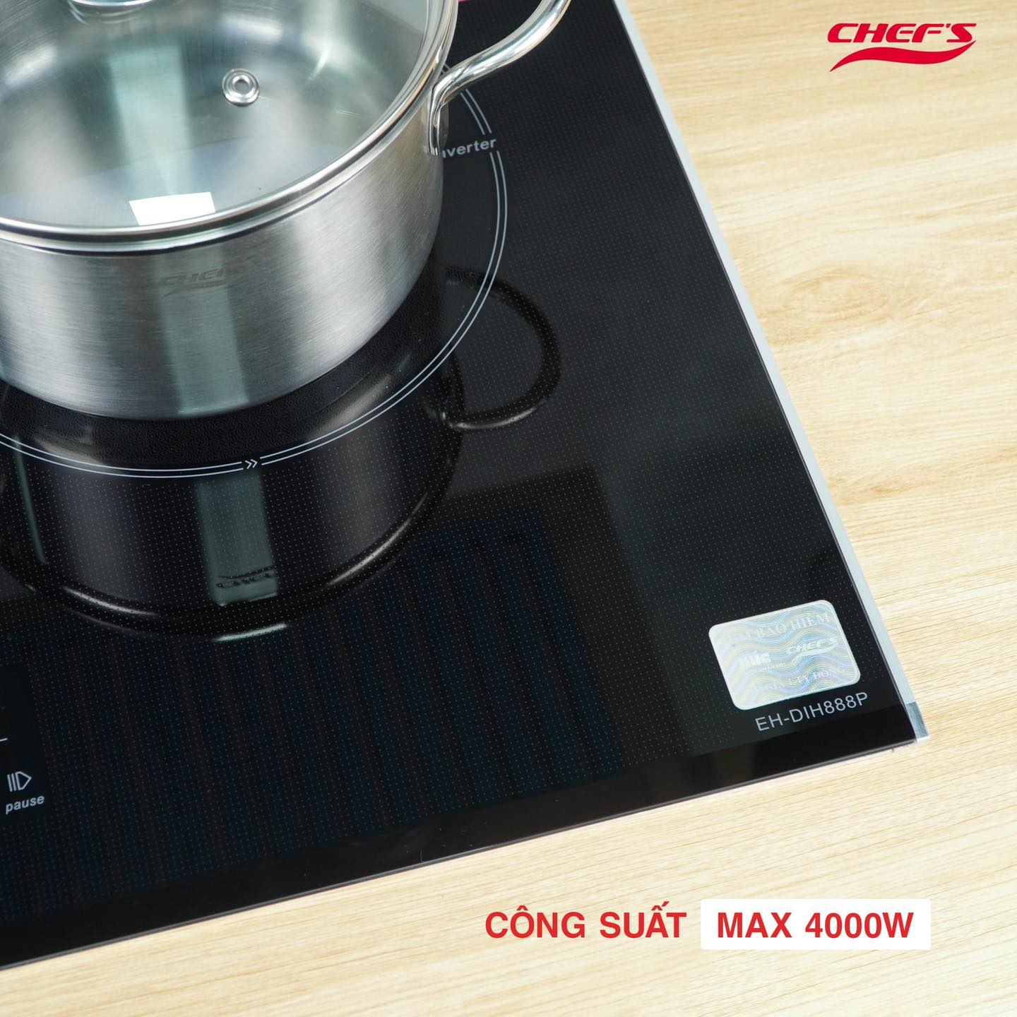 Bếp từ đôi Chefs EH DIH888P