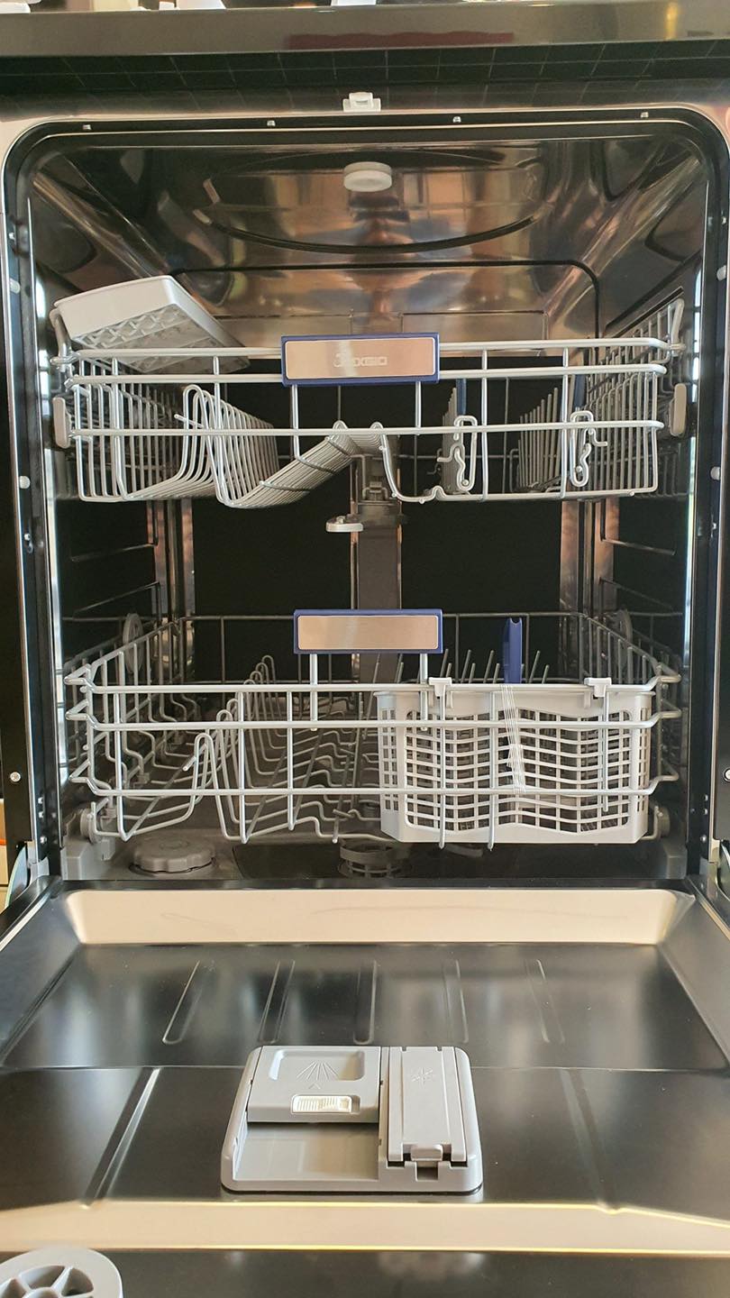 Máy rửa bát Texgio Dishwasher TGWF98SB Smart - 8 Bộ Nâng cấp 11 Bộ - Kết Nối WIFI, Sấy Khí Nóng, Diệt Khuẩn UV