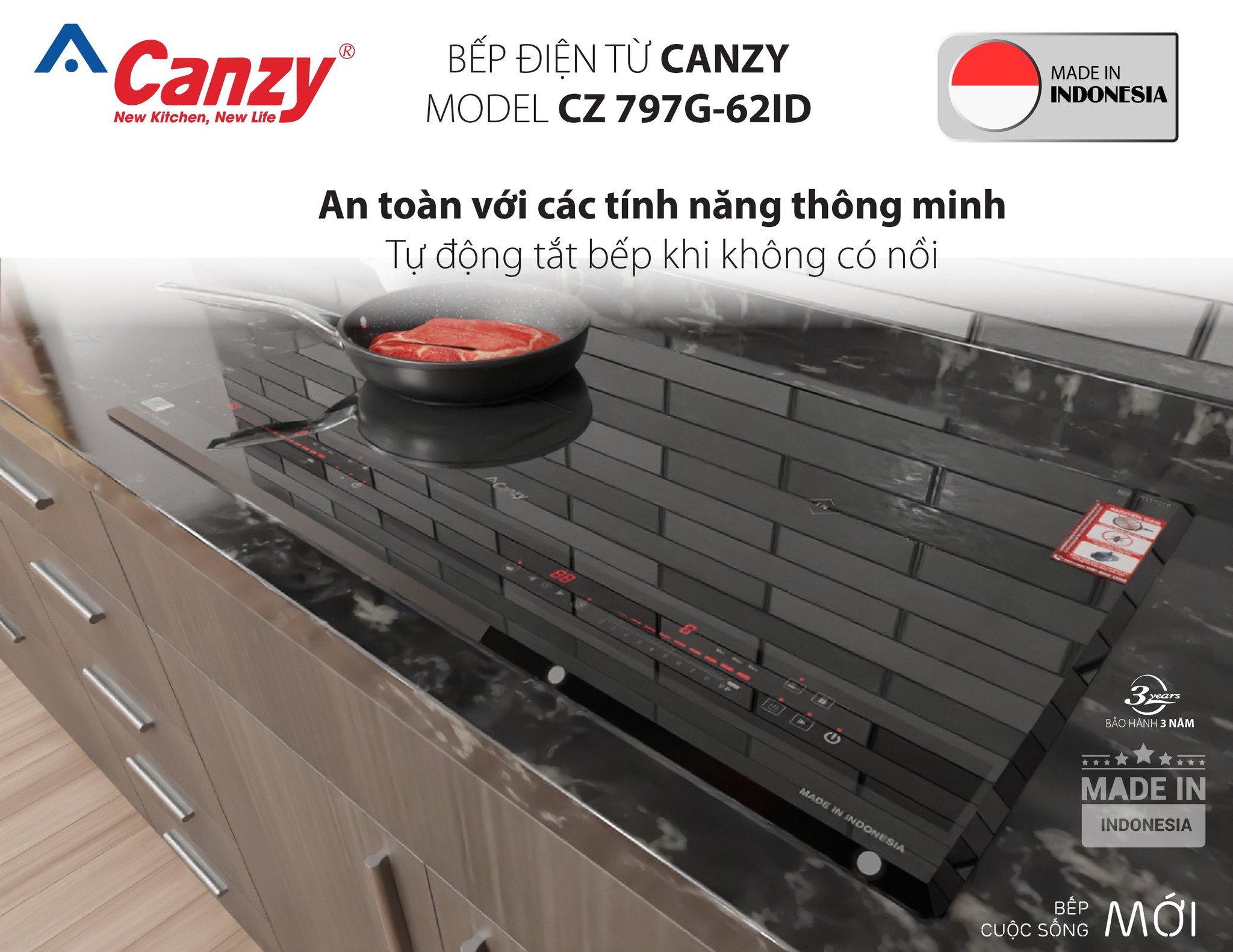 BẾP ĐIỆN TỪ CZ 797G-62ID