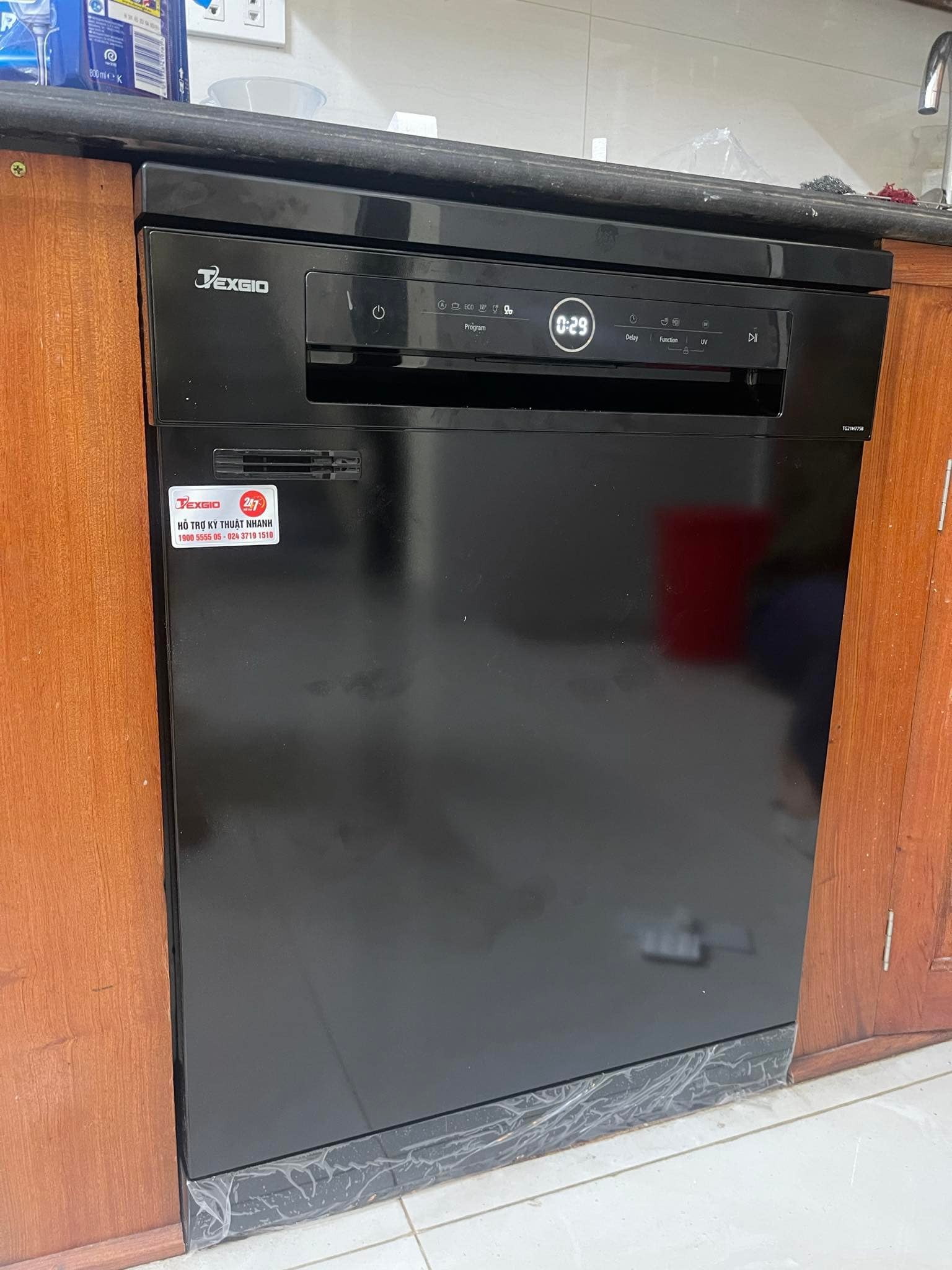 Máy rửa bát Texgio Dishwasher TG21H775B - 13 Bộ Sấy Khí Nóng, Diệt Khuẩn UV
