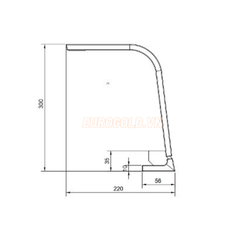 Vòi Nước INOX 304 Phủ PVD Đen EUF626D Eurogold