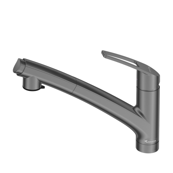 Vòi rửa bát phong cách Nhật Bản Kira Gun Metal