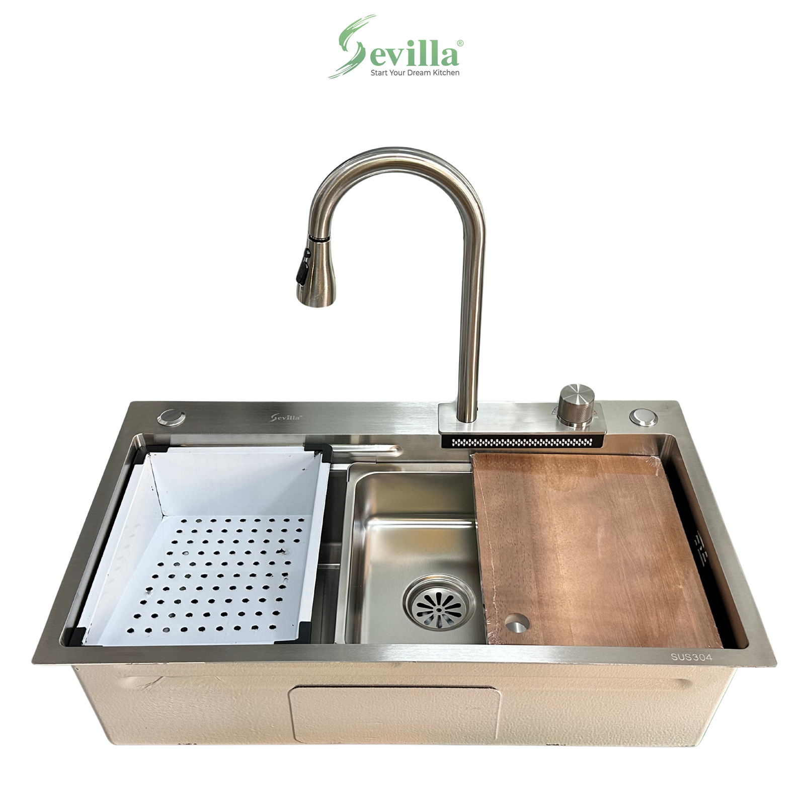 Chậu rửa chén Sevilla SV-HC combo 7846