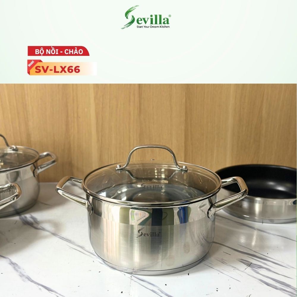 Bếp gas âm 3 vùng nấu Sevilla SV-LX66