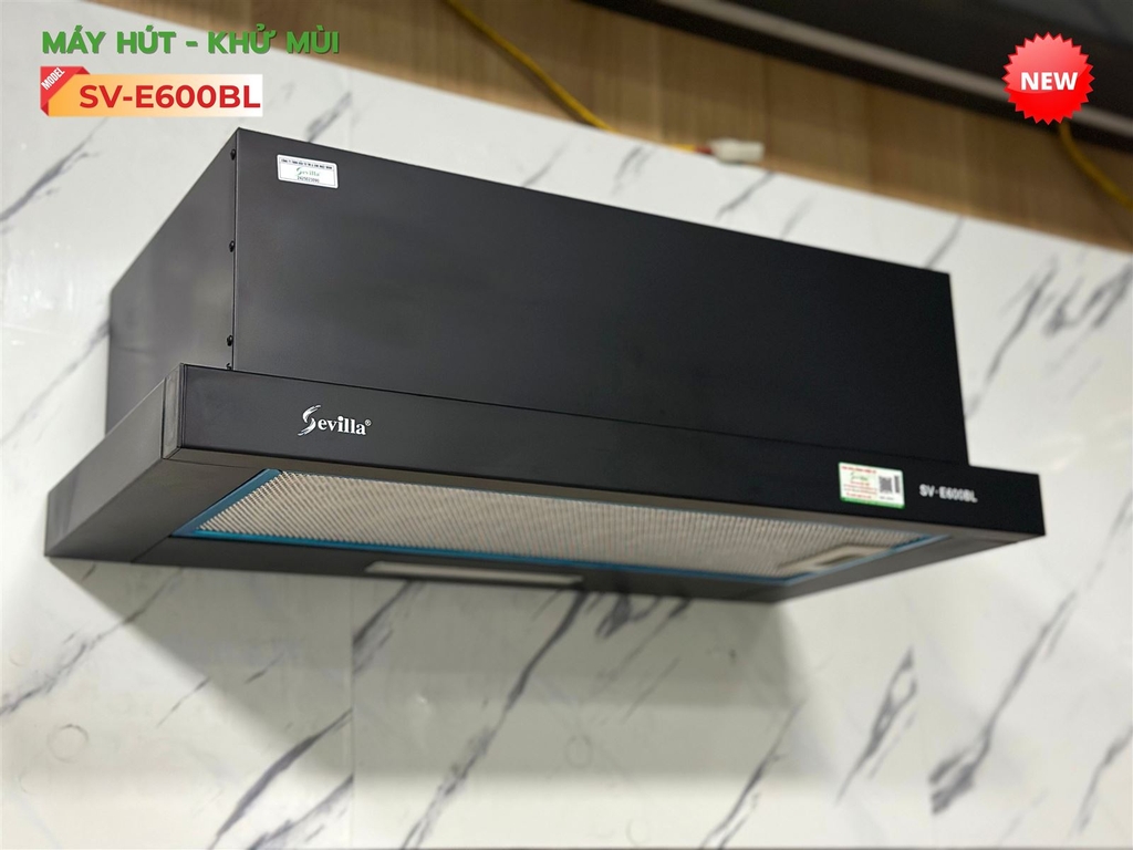 Máy hút mùi Sevilla SV-E600BL/E700BL
