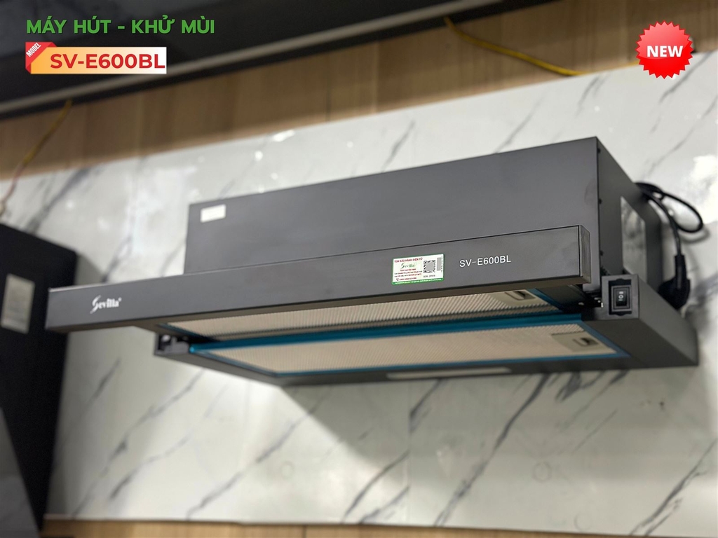 Máy hút mùi Sevilla SV-E600BL/E700BL