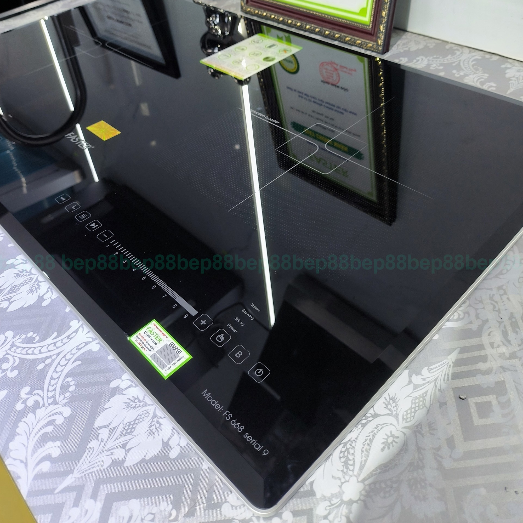 Bếp Từ Đôi Faster FS 668 Seri 9 | Tặng bộ nồi