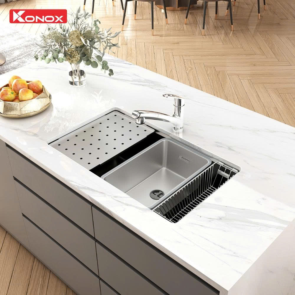 Chậu rửa bát Konox Dekor 8044SU