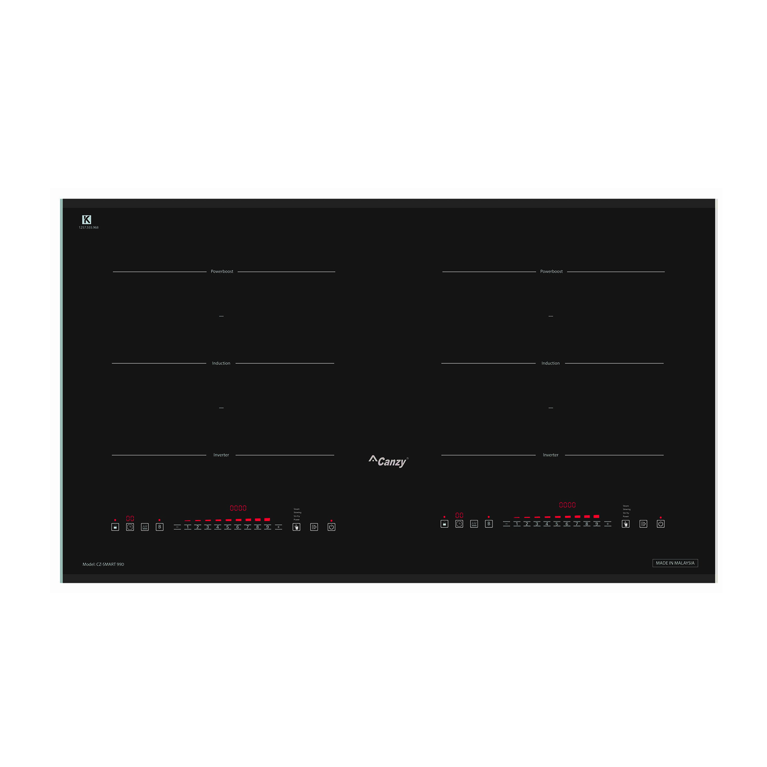 Bếp từ Canzy CZ-SMART 9M979 Serial 8.0