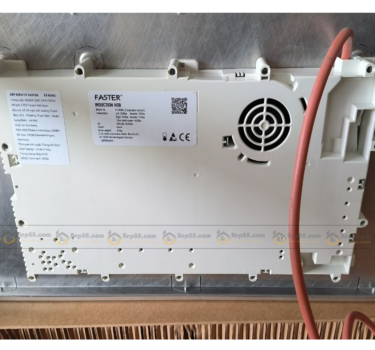 Bếp từ đôi Faster FS 836G - Germany