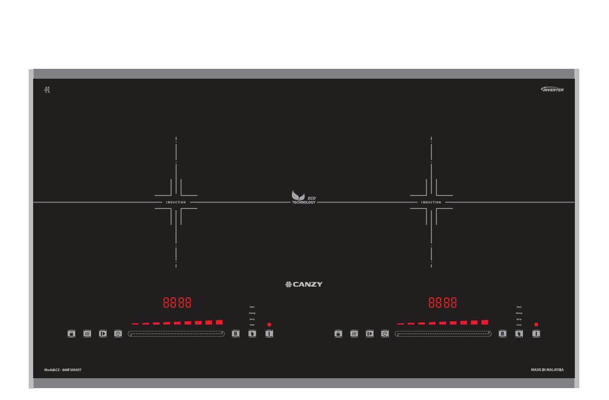 Bếp từ đôi Canzy CZ 888i smart