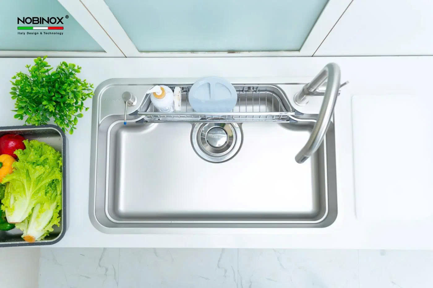 CHẬU RỬA BÁT 1 HỐ NOBINOX LIKEN NL790D