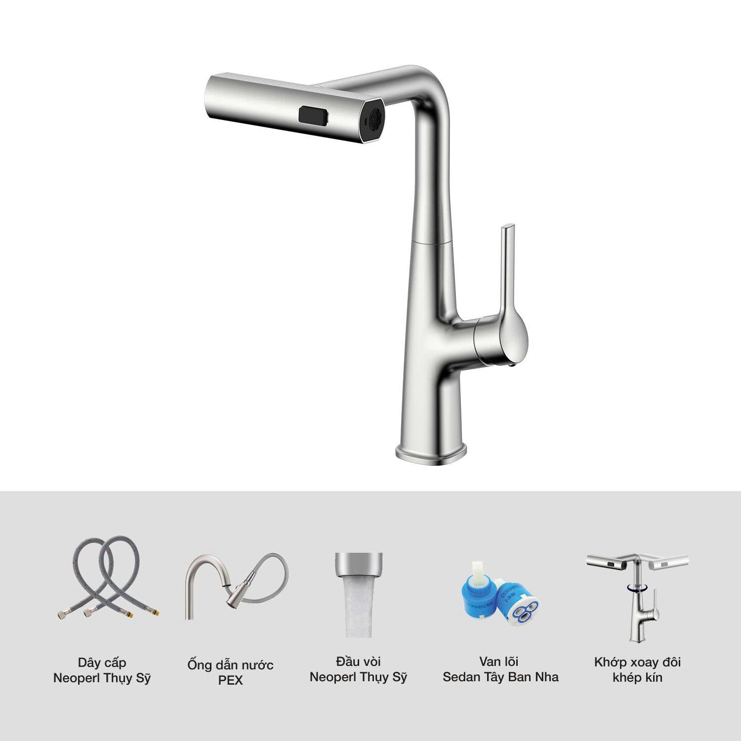 Vòi rửa bát Kluger KLF0018S