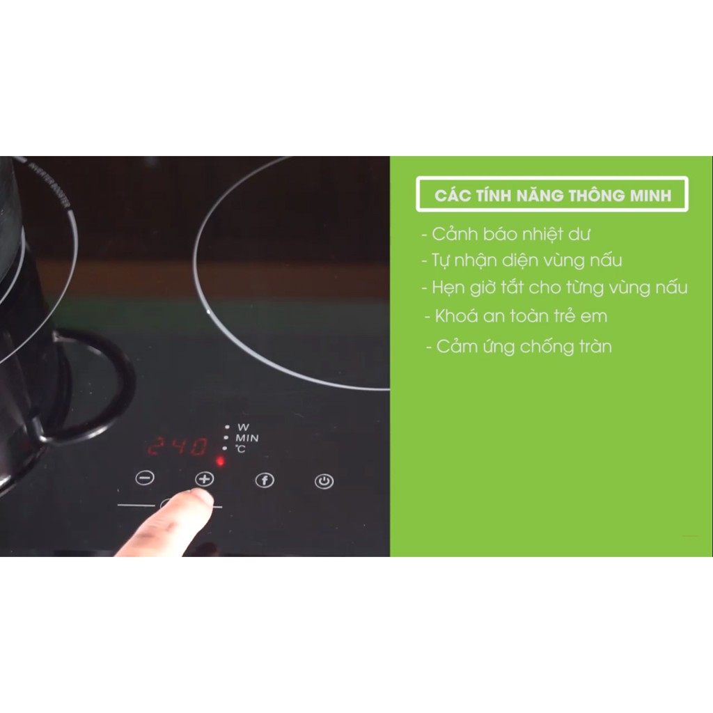 Bếp từ đôi Faster FS 600i