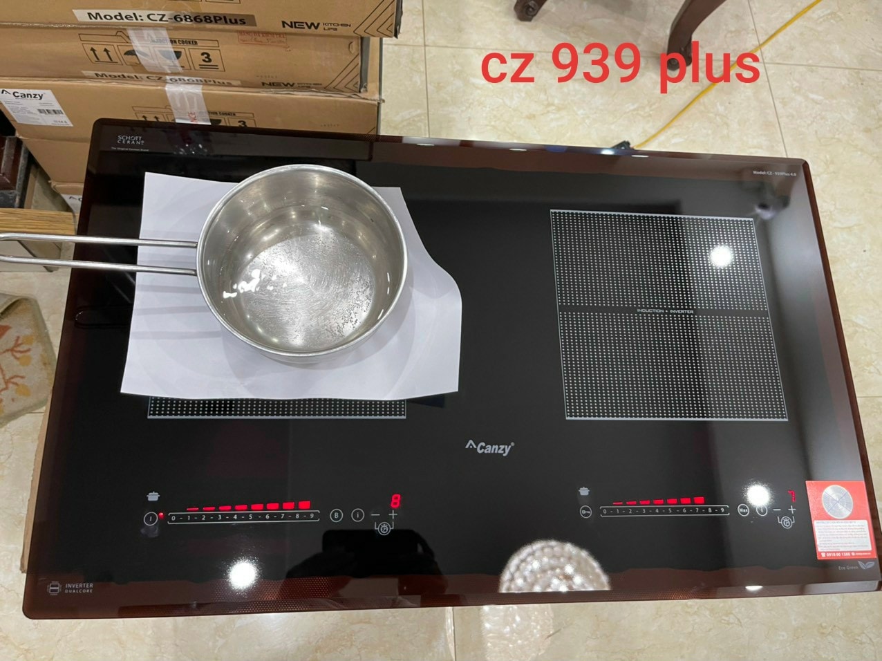 Bếp từ đôi Canzy CZ 939Plus