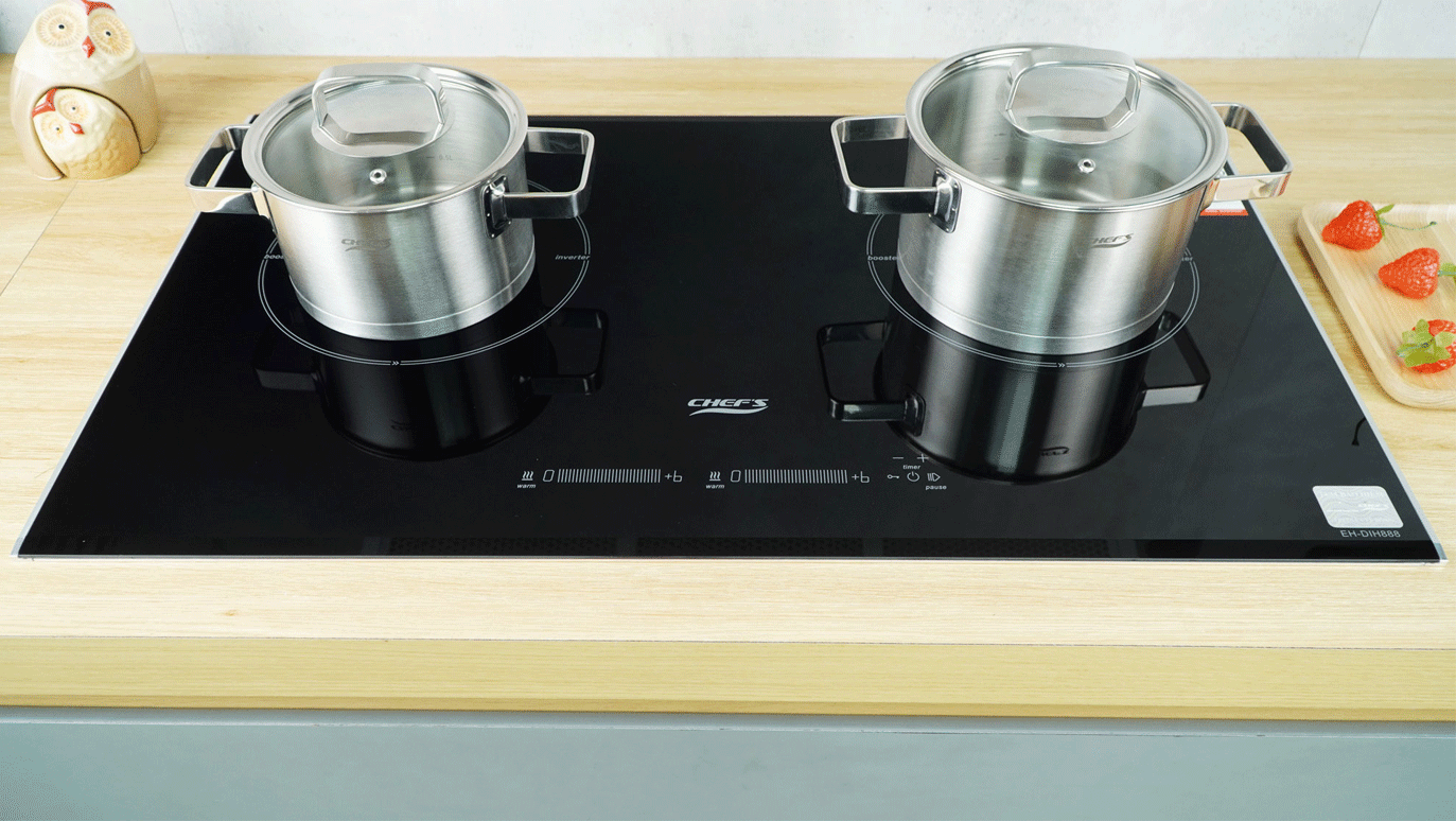 Bếp từ đôi Chefs EH DIH 888