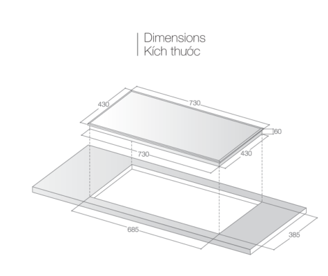 BẾP TỪ ĐÔI LORCA TA-1008 PRO