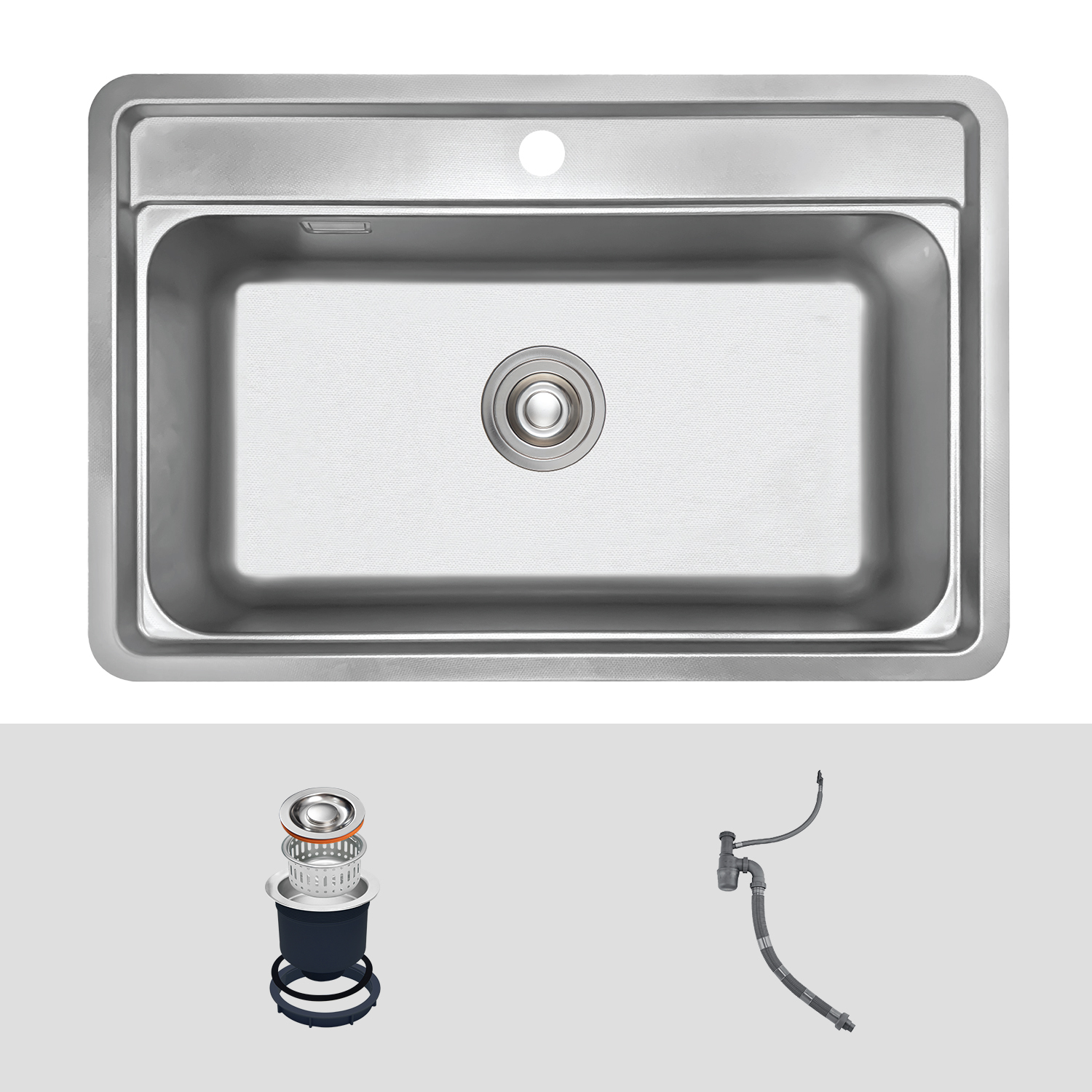 Chậu rửa bát một hố Kluger KW8101FS  S72