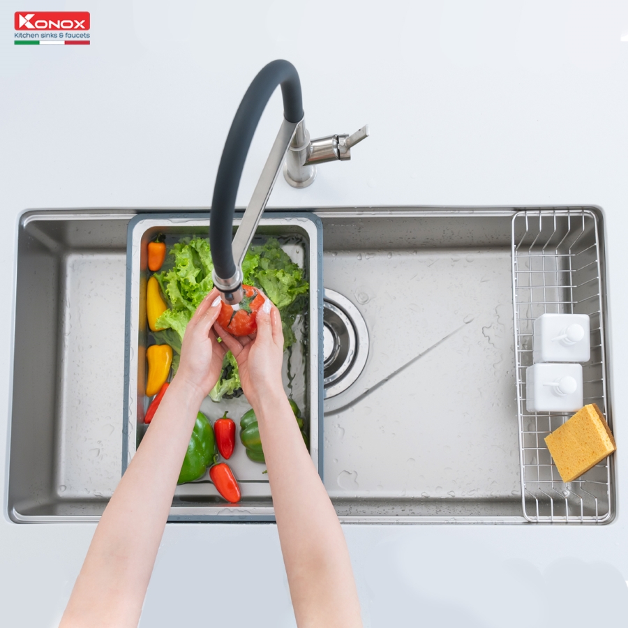 Chậu rửa mini Konox Colander Sink – CD TariR16 (phụ kiện chậu rửa)