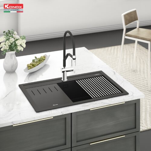 Chậu rửa bát đá Konox Granite Sink Terra 860S