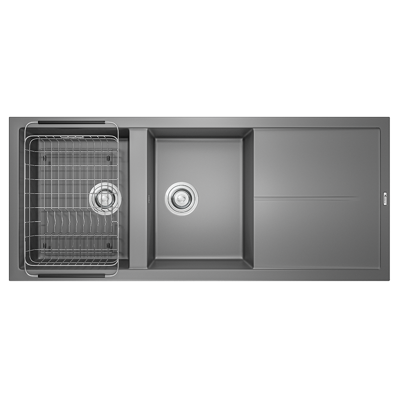 Chậu rửa bát Konox Granite Sink Livello Smart 1160 – Grey