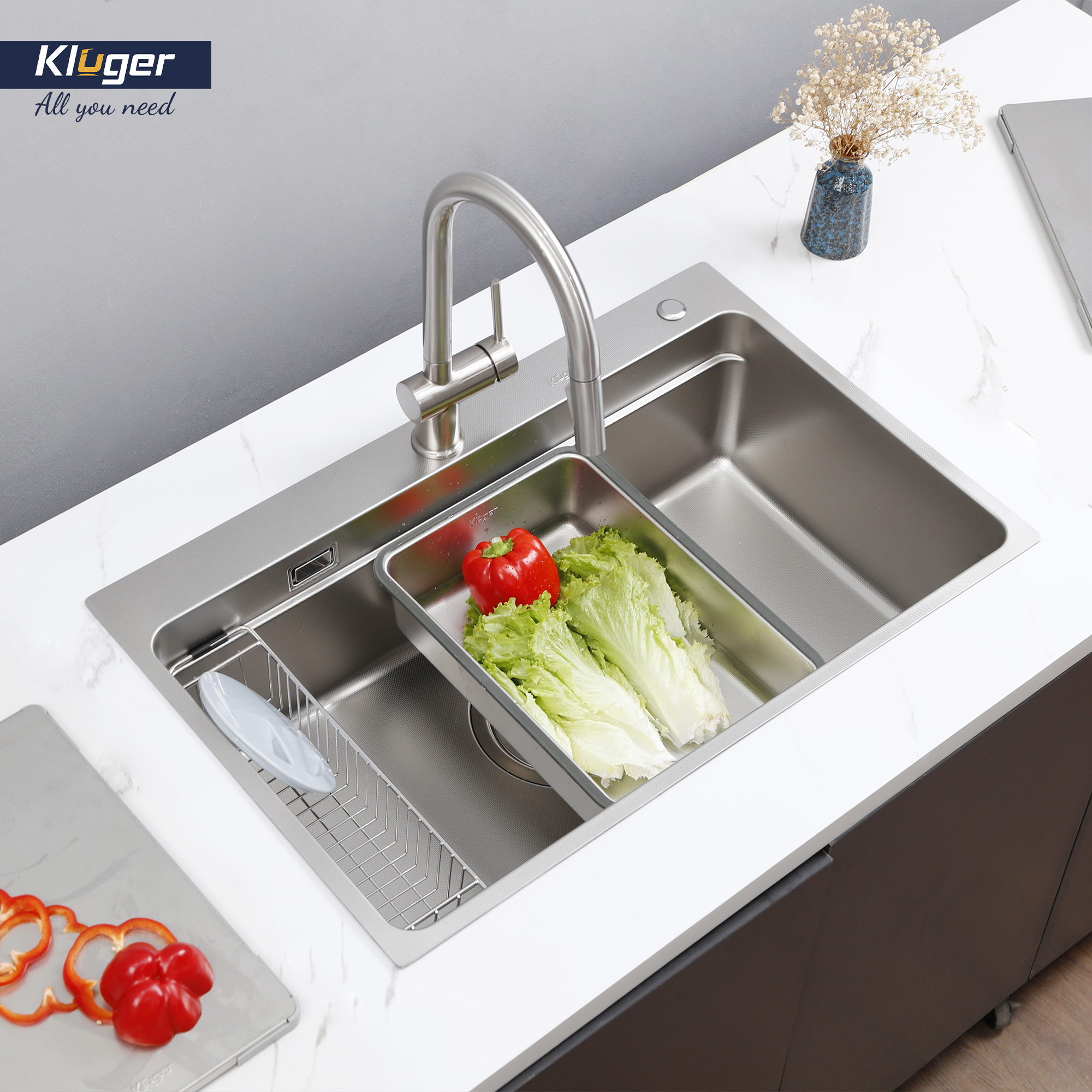 Chậu rửa bát Kluger KF7850FS Plus