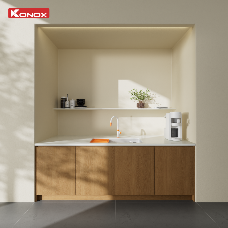 Chậu rửa bát Konox phong cách Nhật chống xước Tari Smart 8847