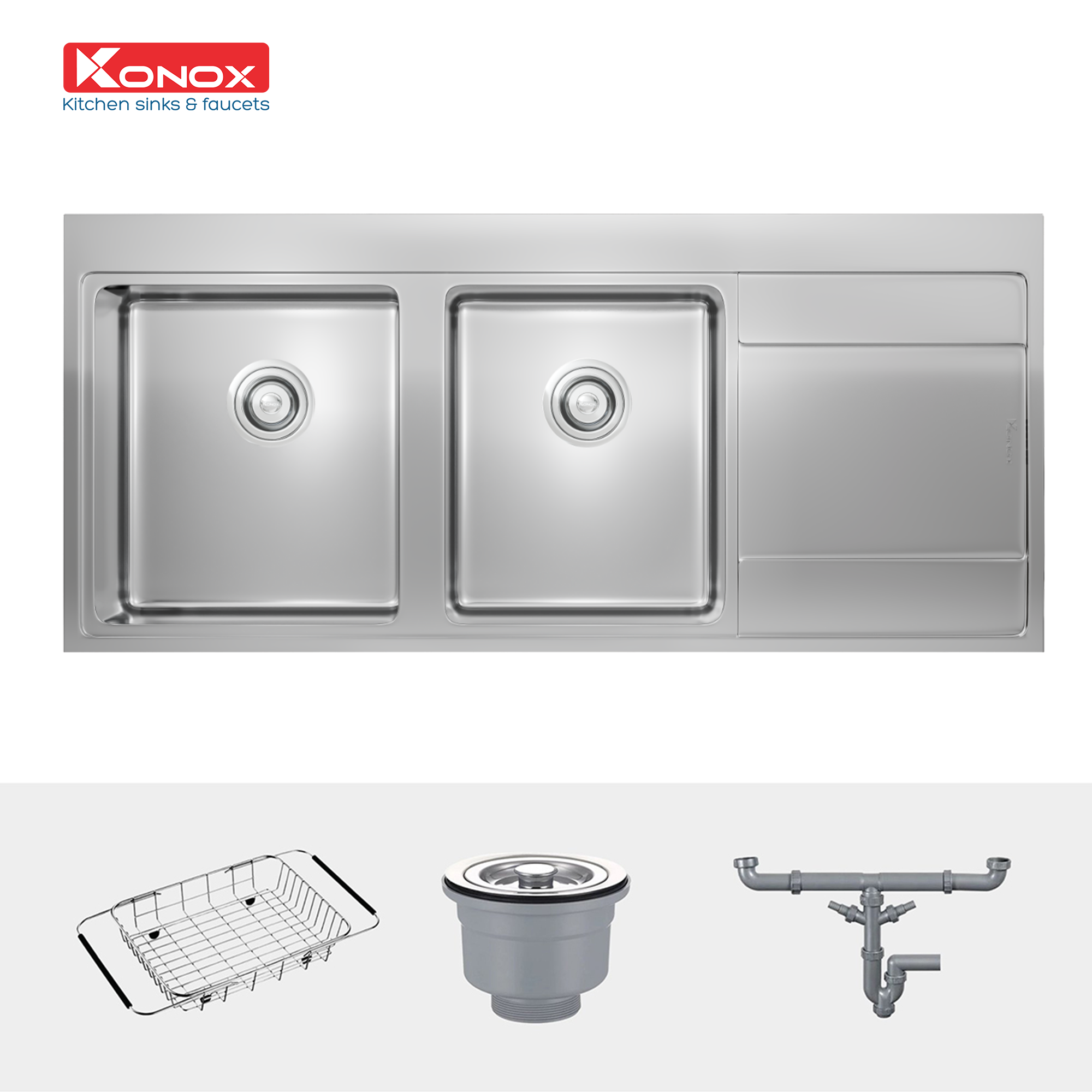 Chậu rửa bát Konox Topmount Sink Unico 11652
