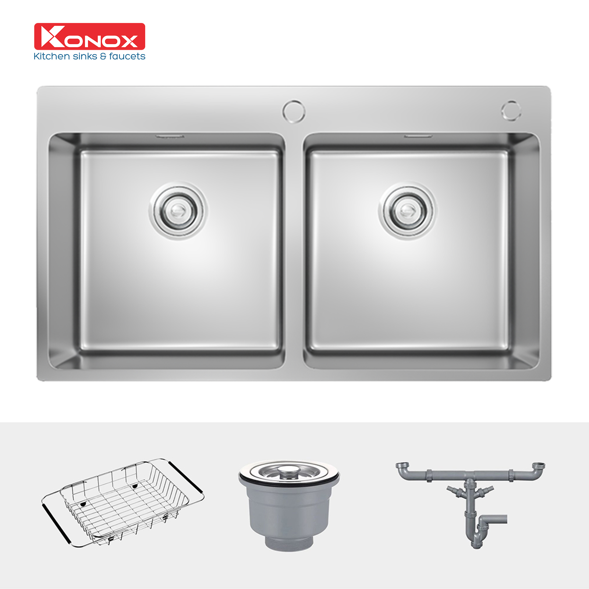 Chậu rửa bát Konox Topmount Sink Unico 8850