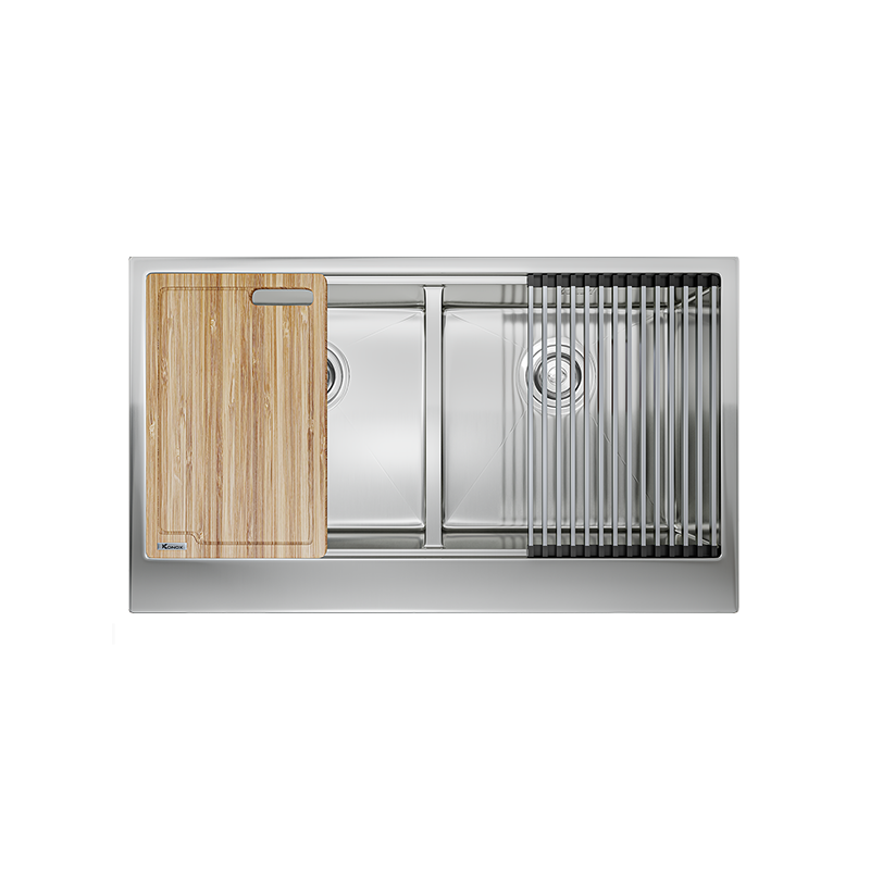 Chậu rửa bát Konox Workstation Sink – Apron Sink KN8751DA Retta