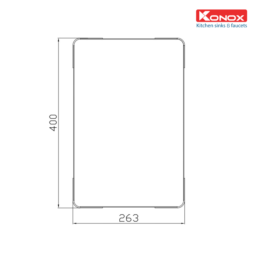 Thớt Konox inox – Cutting Board – CB03