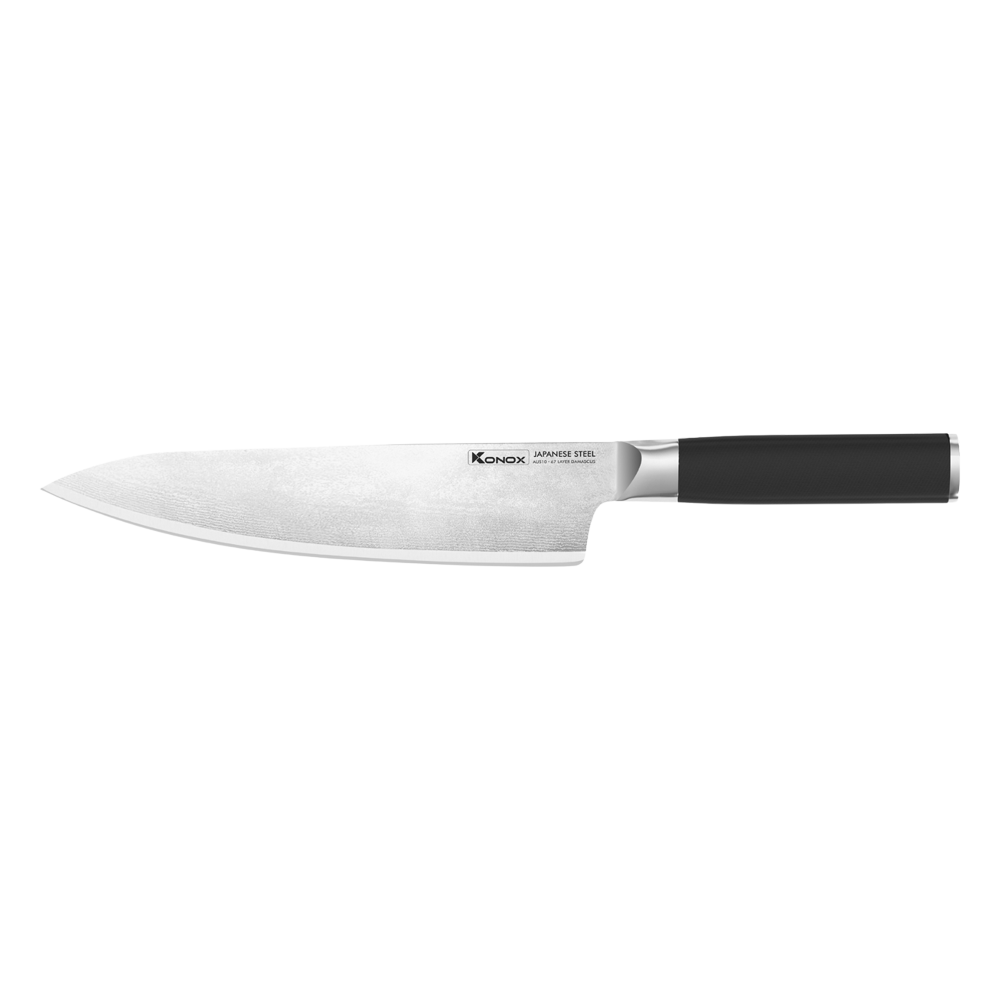 Dao Konox đầu bếp thép Nhật Damascus Eiko Series 8″ Chef Knife