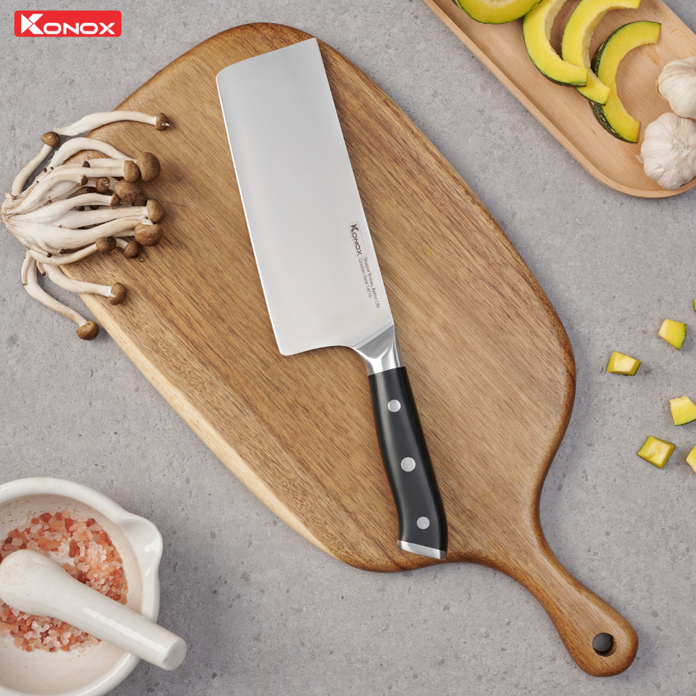 Dao Konox thái lớn thép Đức Emmitt Series 7″ Chopper