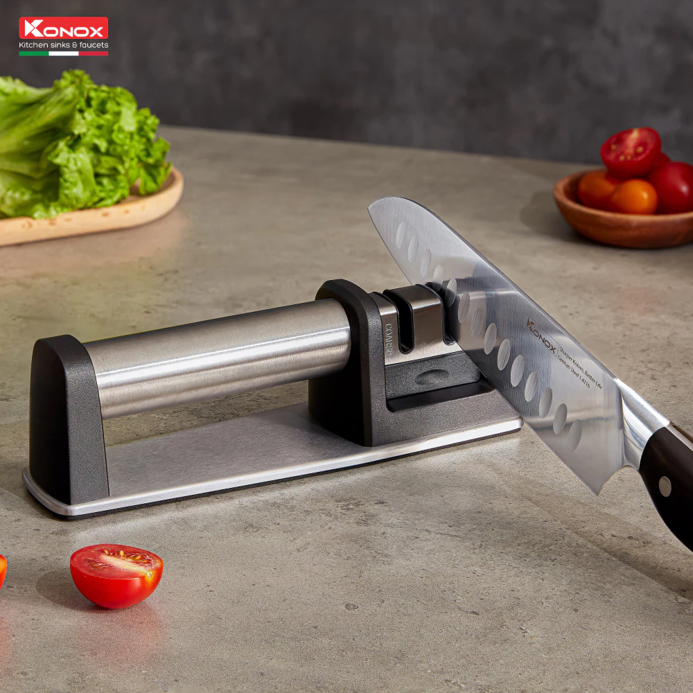 Dụng cụ mài dao 2 khe Konox Knife Sharpener